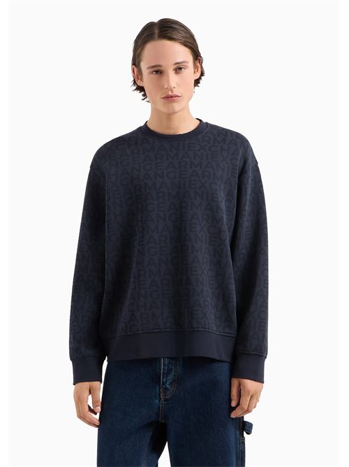 felpa uomo blu